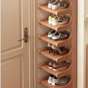 WOODEN SHOE RACK